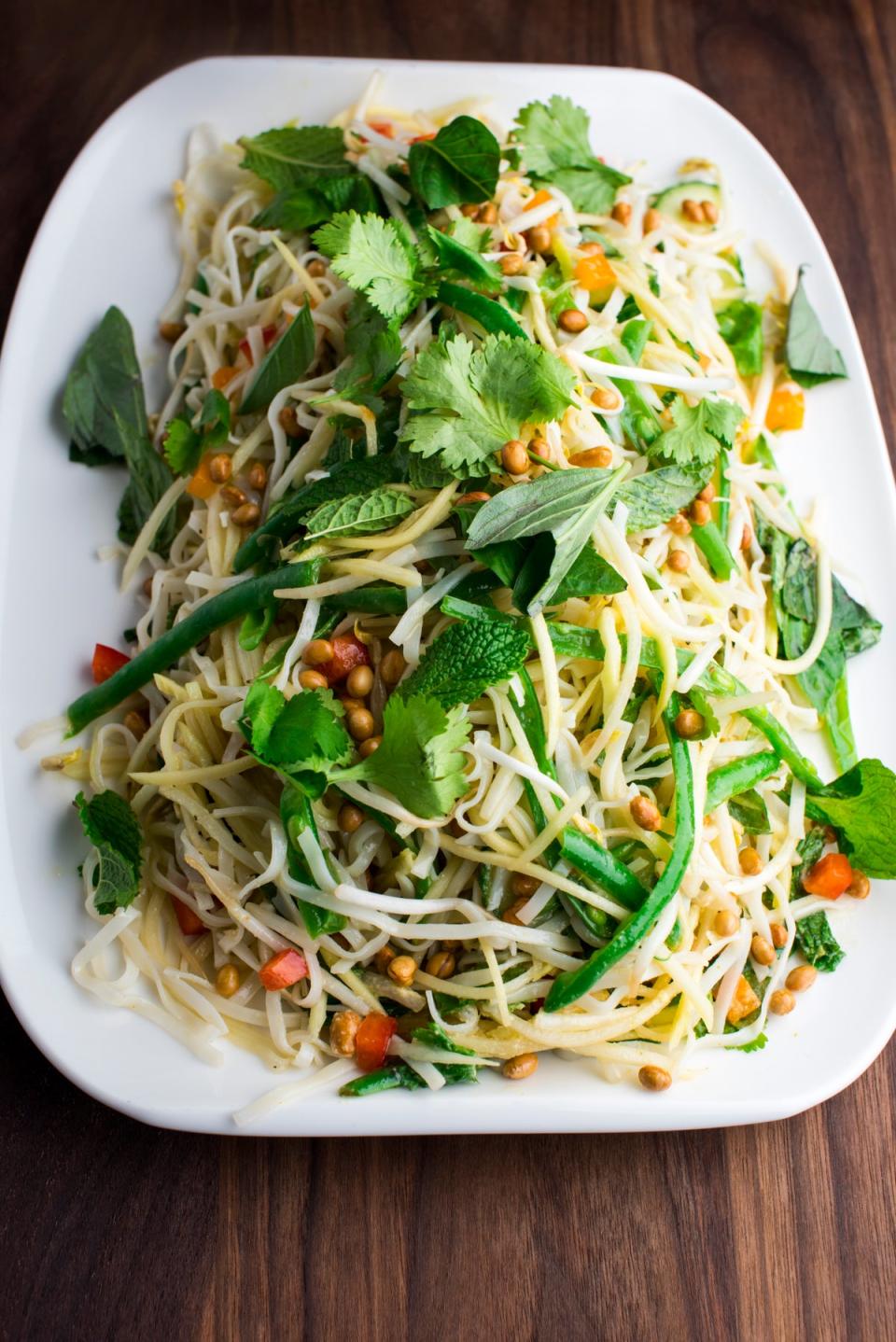 Nuoc cham gives this simple, satisfying salad a salty-sweet finish (Getty/iStock)