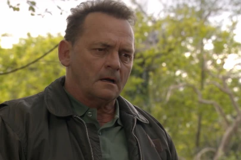 Billy is left confused when Stevie calls him the wrong name in EastEnders -Credit:BBC