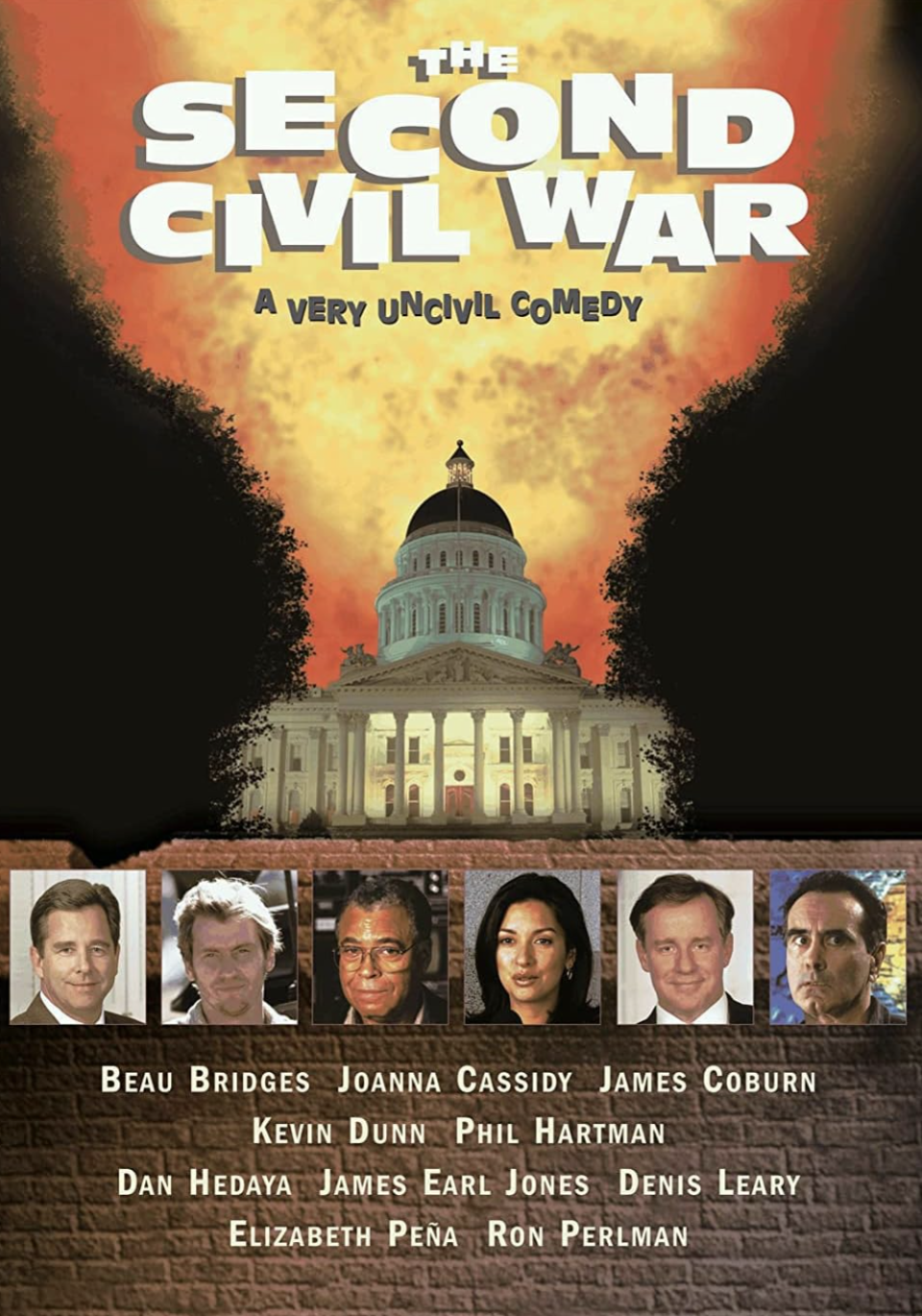 The movie poster for The Second Civil War.