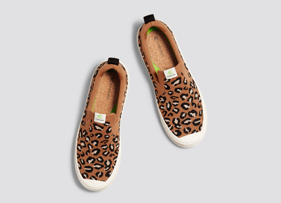 Ibi Slip On Leopard Print Knit