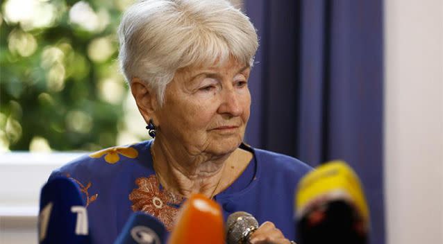 Auschwitz survivor Hedy Bohm lost both her parents at the concentration camp Photo:AP