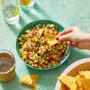 <p>A healthy and hearty make-ahead dip, this recipe, loaded with beans, corn and avocado, is the ultimate side dish to bring to your 4th of July backyard party</p><p><em><a href="https://www.goodhousekeeping.com/food-recipes/healthy/a31912730/cowboy-caviar-recipe/" rel="nofollow noopener" target="_blank" data-ylk="slk:Get the recipe for Cowboy Caviar »;elm:context_link;itc:0;sec:content-canvas" class="link ">Get the recipe for Cowboy Caviar »</a></em></p>