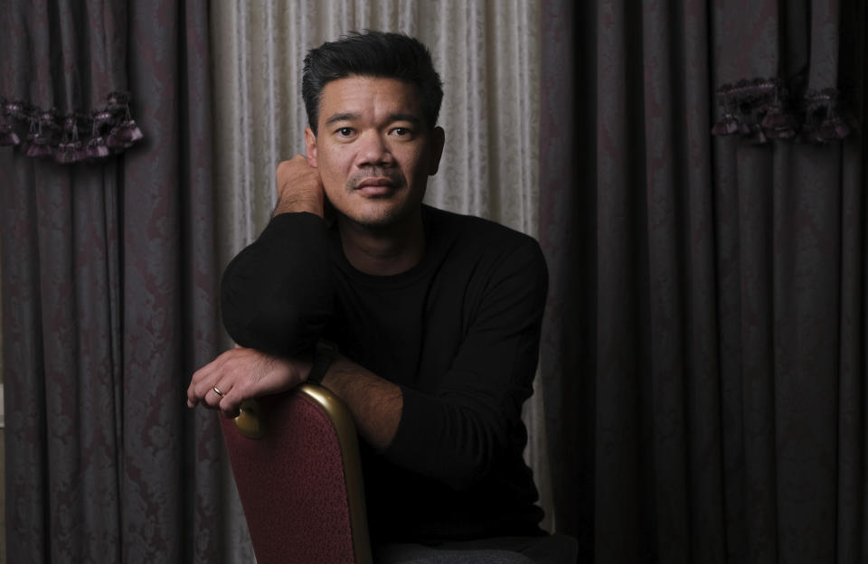 FILE - This Sept. 7, 2019 file photo shows writer-director Destin Daniel Cretton posing for a portrait to promote his film "Just Mercy" at the Fairmont Royal York Hotel during the Toronto International Film Festival in Toronto. (Photo by Chris Pizzello/Invision/AP)