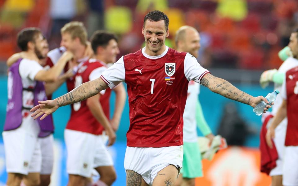 Marko Arnautovic was all smiles despite not making it onto the scoresheet - REUTERS