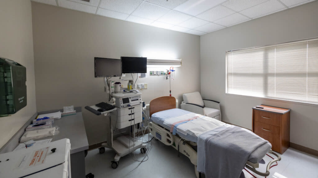 The observation room in the Dr. Maurice Fitz-Gerald Birthing Center at Whitfield Regional Hospital, Tuesday, June 27, 2023 in Demopolis, Alabama