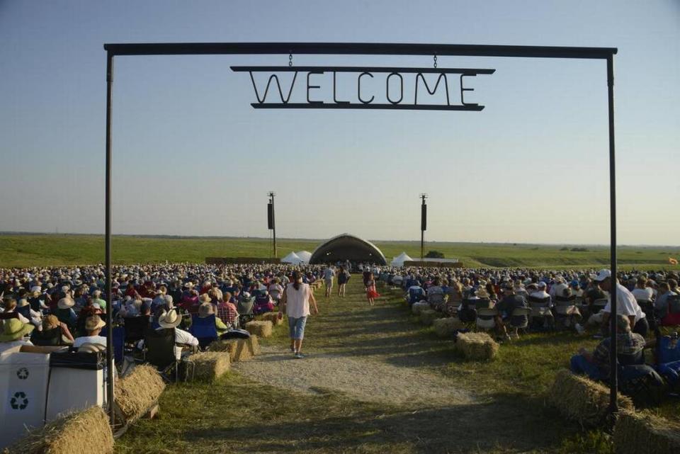 The Kansas City Symphony performs each summer at a different site in the Flint Hills.