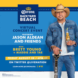 Corona&#xae; Invites Fans to Celebrate the End of Summer with Virtual Concert Featuring Multi-Platinum Entertainer Jason Aldean