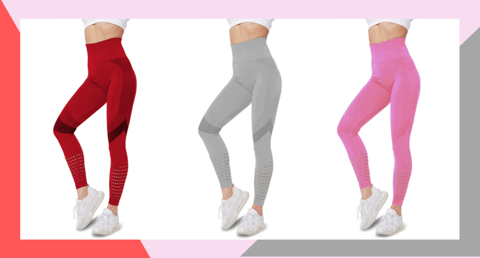 Sigeeya Women’s High Waisted Leggings with Mesh are the new leggings taking over Amazon.