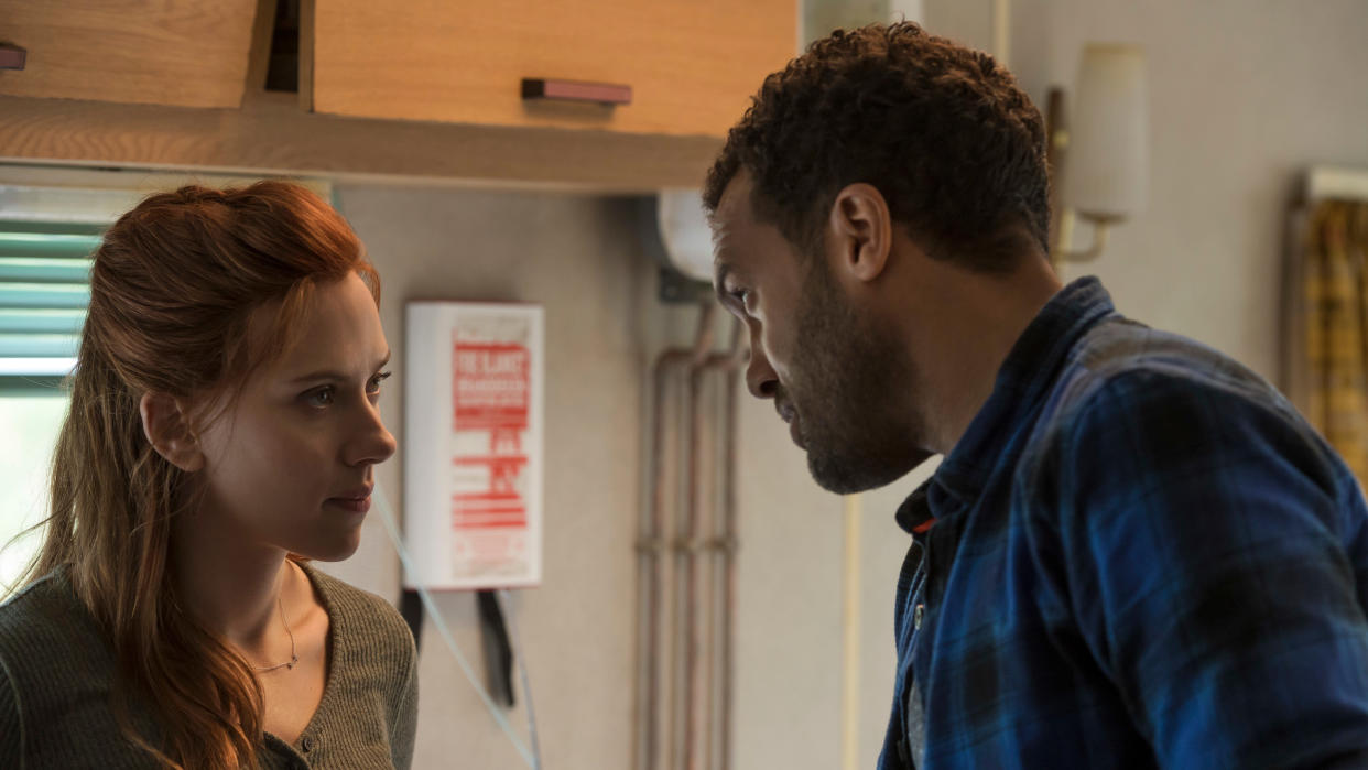 O-T Fagbenle's Mason assists Natasha throughout 'Black Widow'. (Jay Maidment/Marvel Studios/Disney)