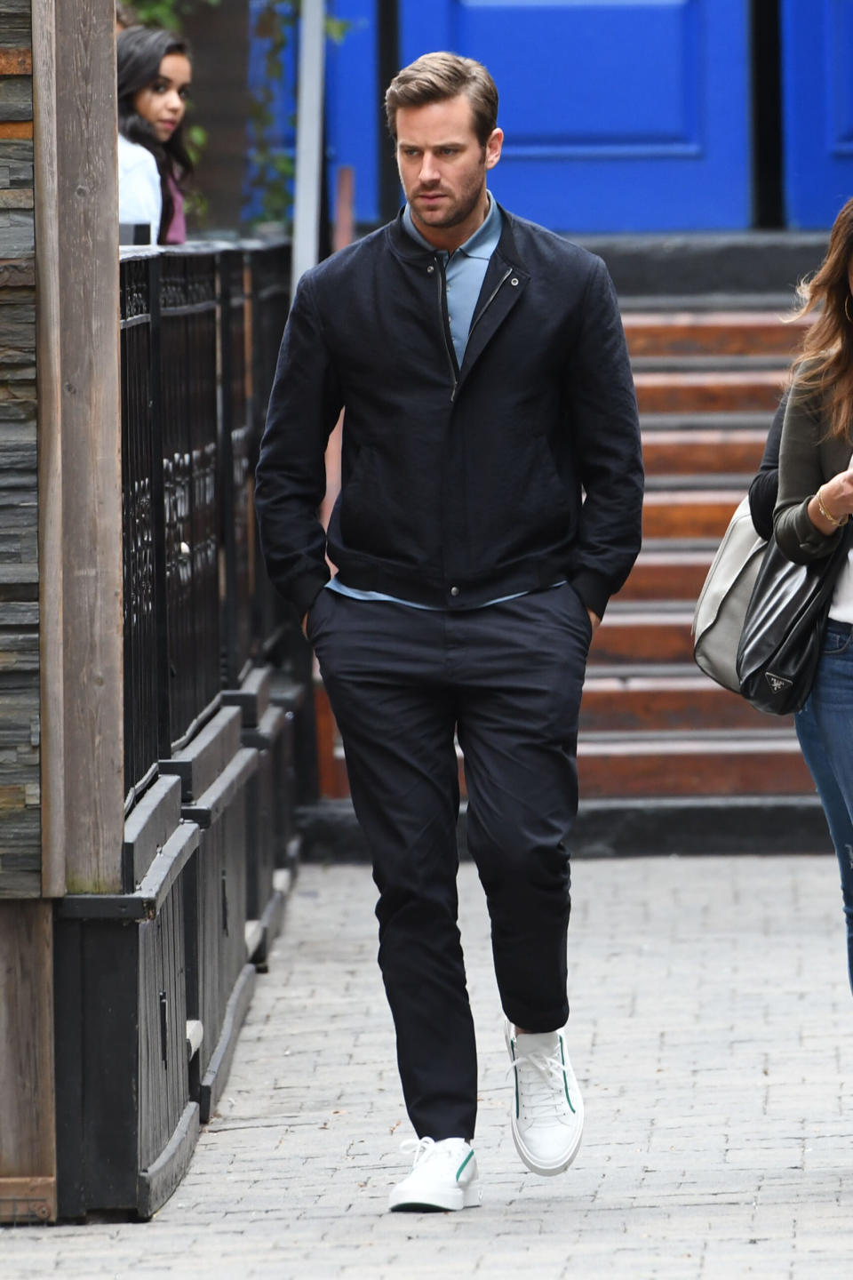 Armie Hammer spotted strolling in Toronto as he promotes apos Hotel Mumbai apos at TIFF