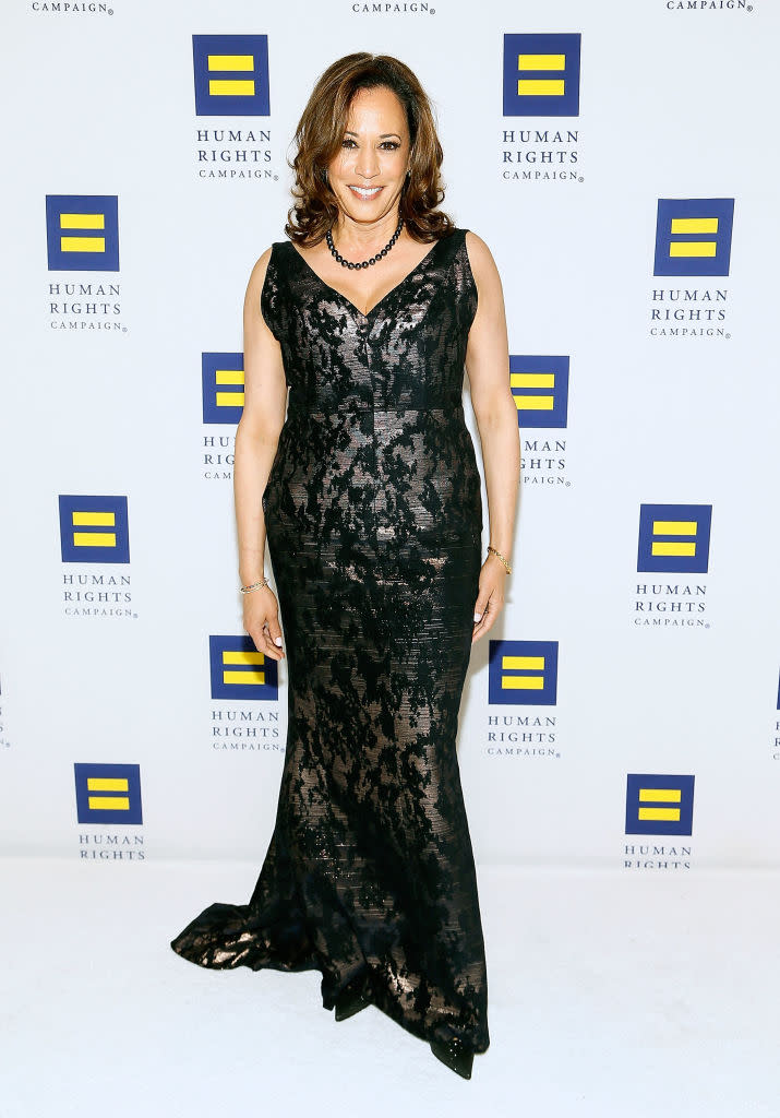  Sen. Kamala Harris attends the 22nd annual Human Rights Campaign National Dinner at the Walter E. Washington Convention Center on September 15, 2018 in Washington, DC.  