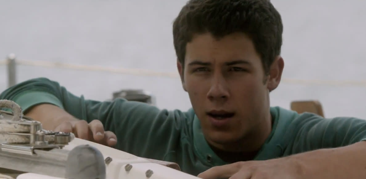 Nick Jonas in "Careful What You Wish For"