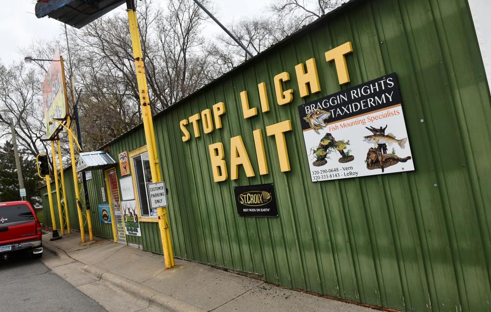 Stoplight Bait is pictured Tuesday, April 30, in St. Cloud. 