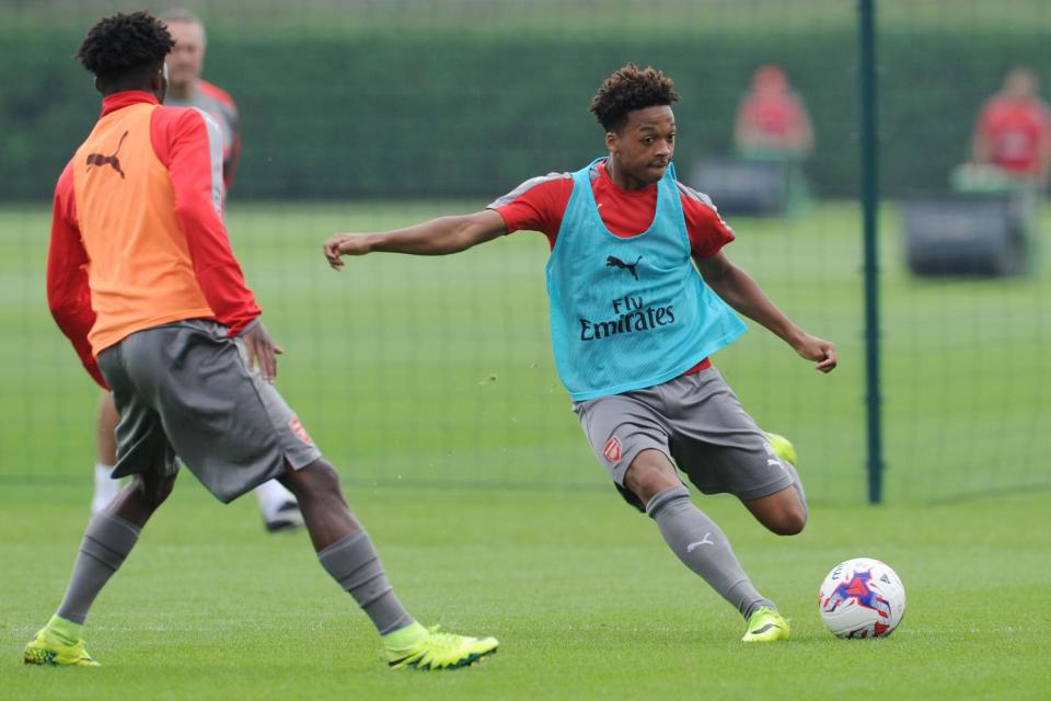 Willock was highly-regarded in the Arsenal setup before his move to Benfica: Stuart MacFarlane/Arsenal FC via Getty Images