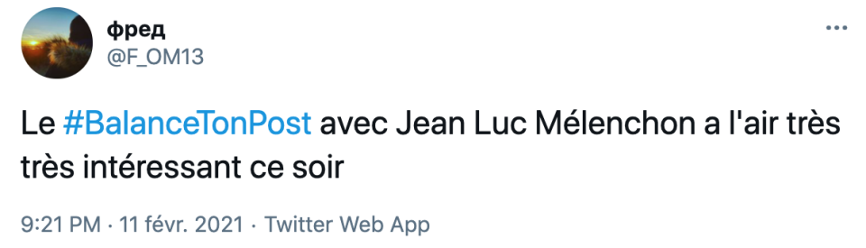 Jean-Luc Mélenchon dans Balance Ton Post : son face à face avec Cyril Hanouna divise la Toile