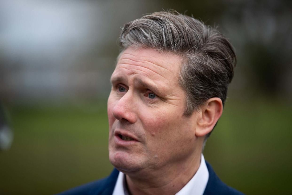 Sir Keir Starmer is launching his leadership campaign in Manchester later today: PA