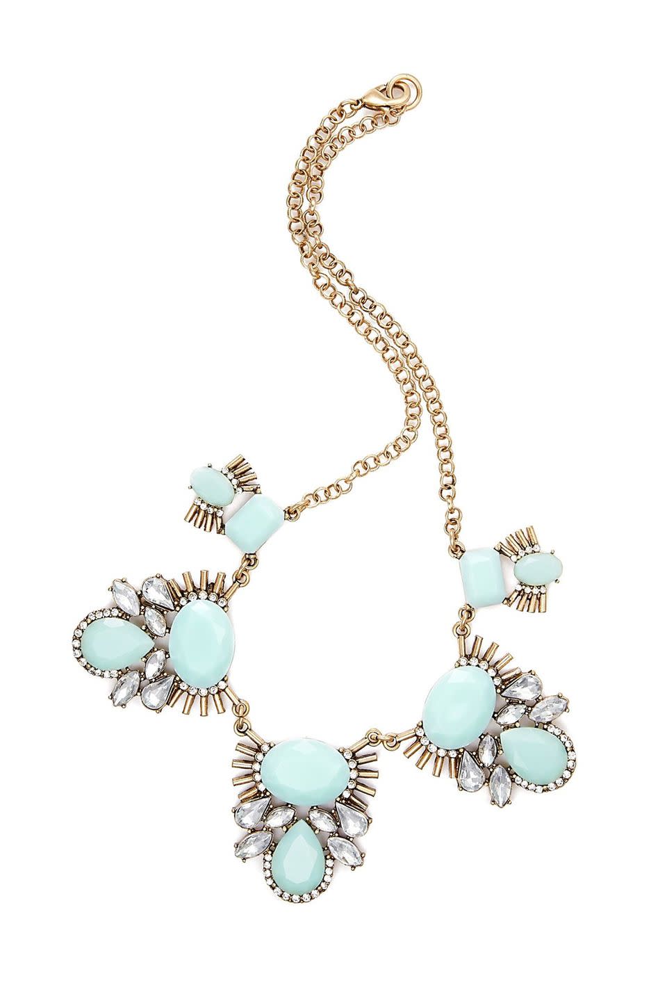 La Jolie Muse Mint Retro Choker Necklace