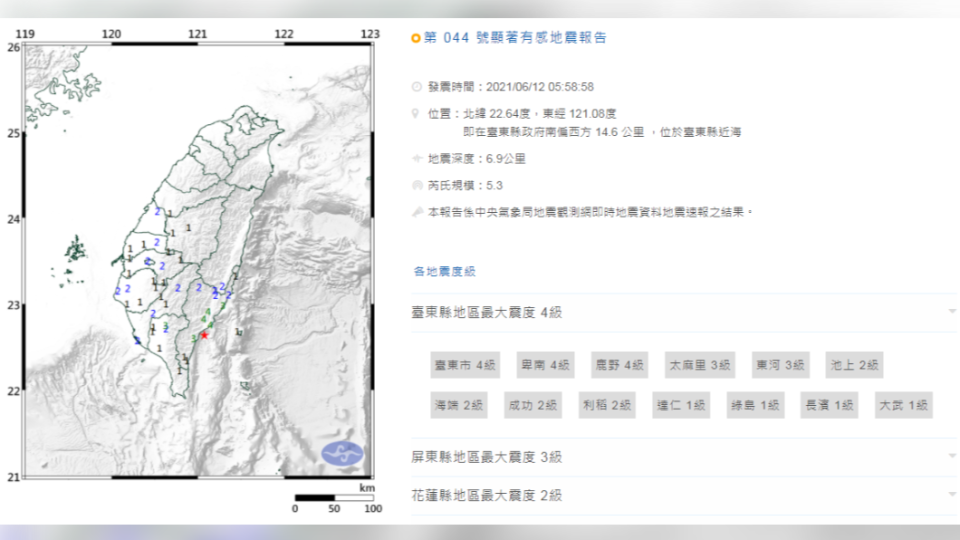 圖／中央氣象局