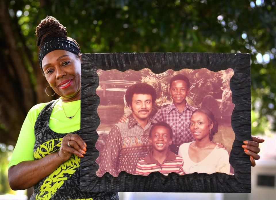 Dorothy J. Pratt of Rockledge shares a treasured family photo. She and her husband, Marshall, are seen with their sons, Marshall Jr. and Rodney.