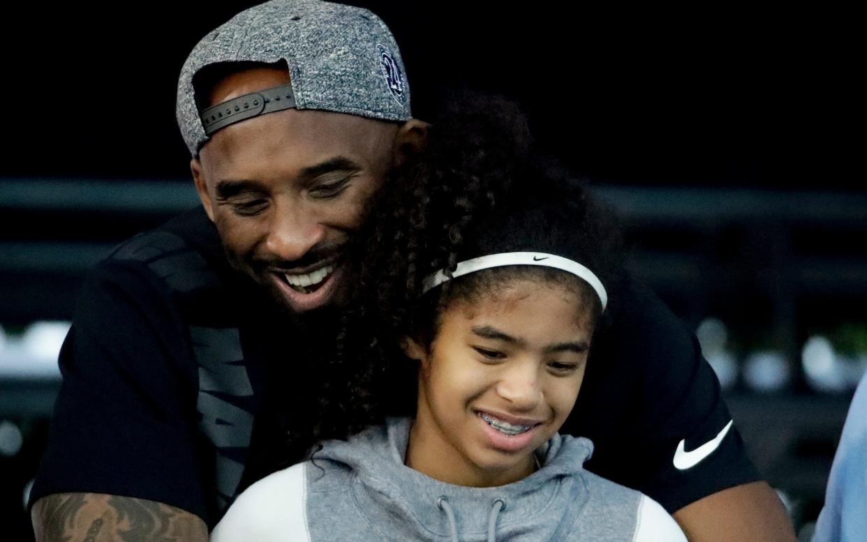 Kobe Bryant and his daughter Gianna  - AP