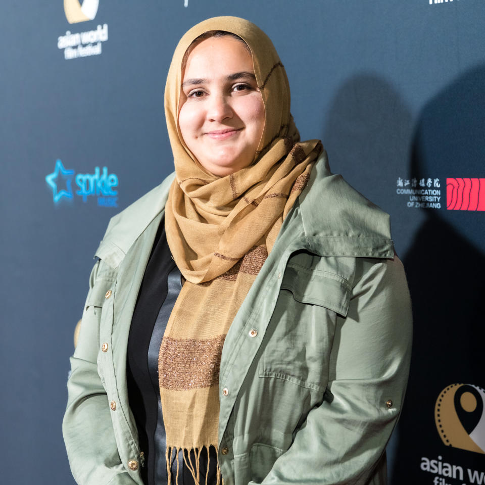 CULVER CITY, CALIFORNIA - NOVEMBER 06: Red Cross Courage to Dream award recipient Lena Khan attends the Opening Night of the 5th Annual Asian World Film Festival on November 06, 2019 in Culver City, California. (Photo by Greg Doherty/Getty Images for Asian World Film Festival )