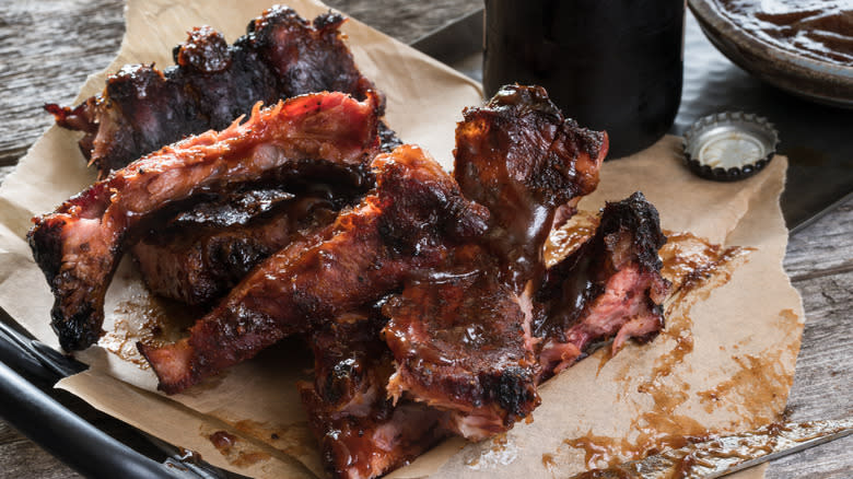 Kansas City barbecue ribs