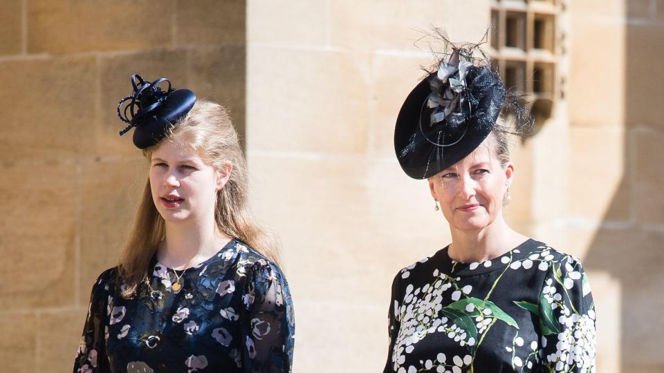 Lady Louise Windsor and Sophie in florals 