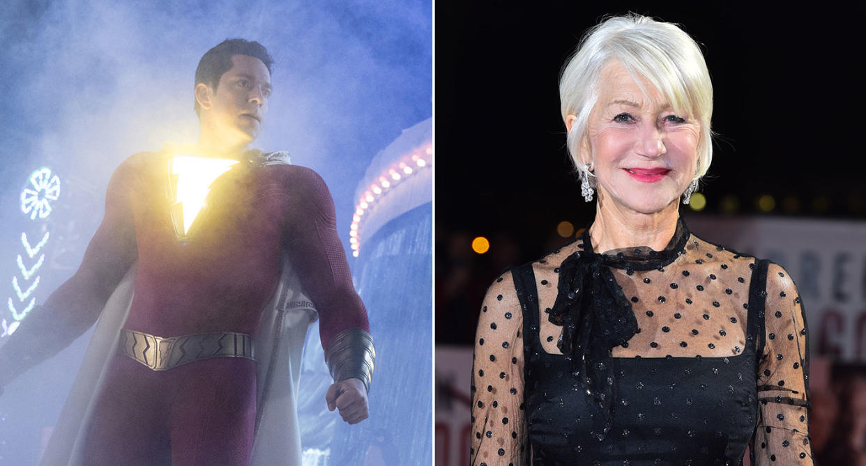 Helen Mirren will face Shazam in the upcoming superhero sequel (Warner Bros./PA)