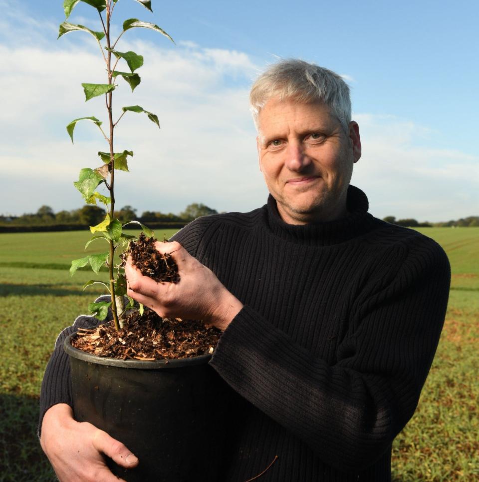 Ben Raskin, Head of Horticulture & Agroforestry has written a book about the making of and benefits of bark mulch for gardens - RUSSELL SACH