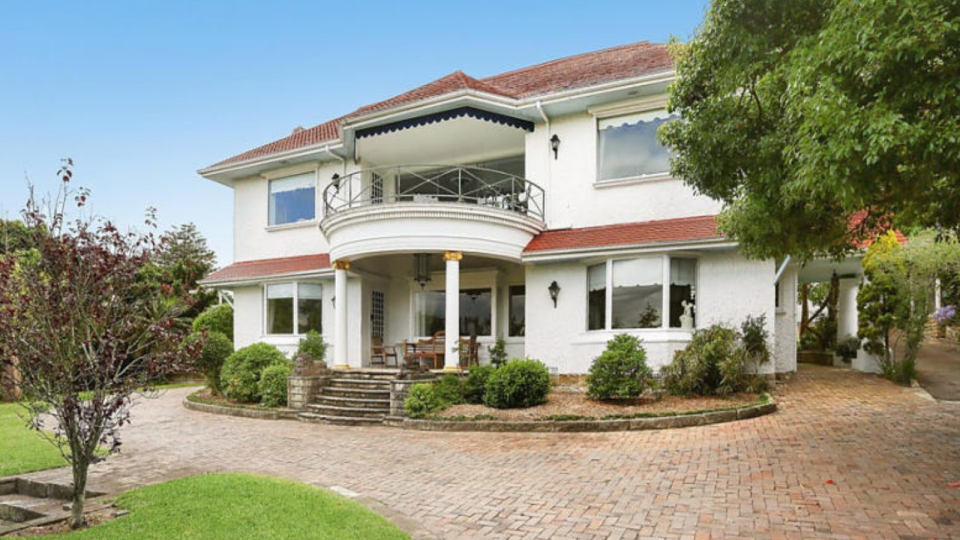 An image of the exterior of the Werribee Estate home in Vaucluse.