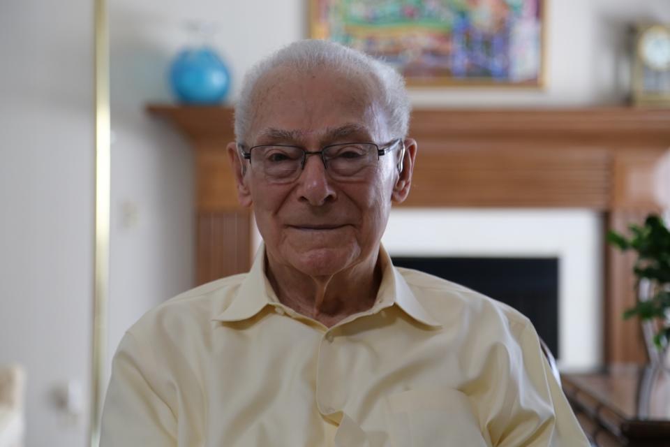 Joe Babin, 100, attended when the Indians won their last World Series in 1948. (Alan Springer)