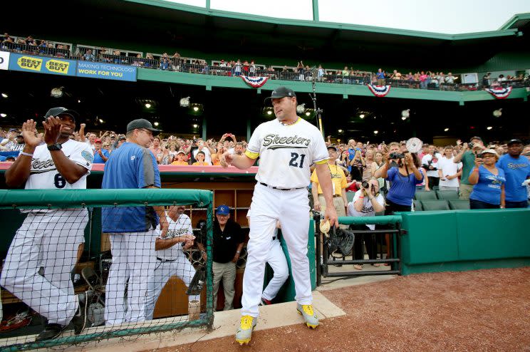 Roger Clemens will return to the Atlantic League, but as a manager this time. (Getty Images/Thomas B. Shea)