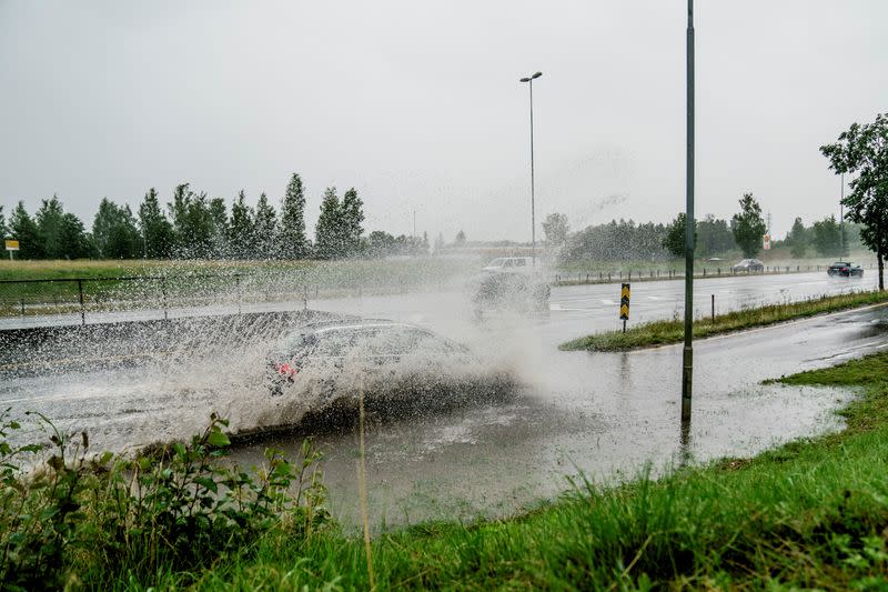 Extreme weather "Hans" in Oslo