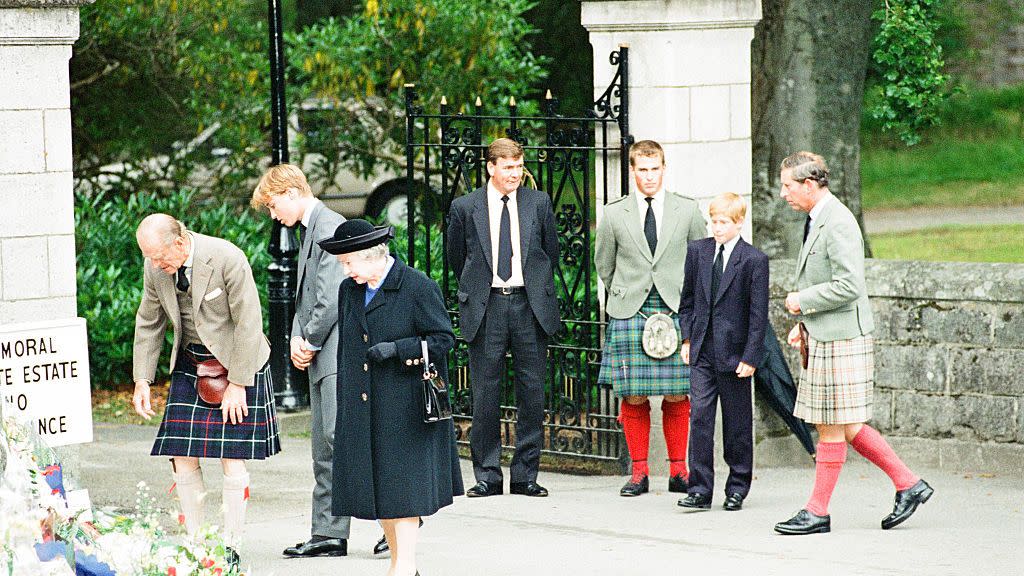 royal family balmoral church princess diana death