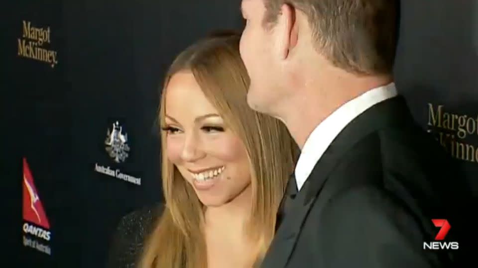 Mariah Carey and James Packer stole the show at the annual awards. Photo: 7 News