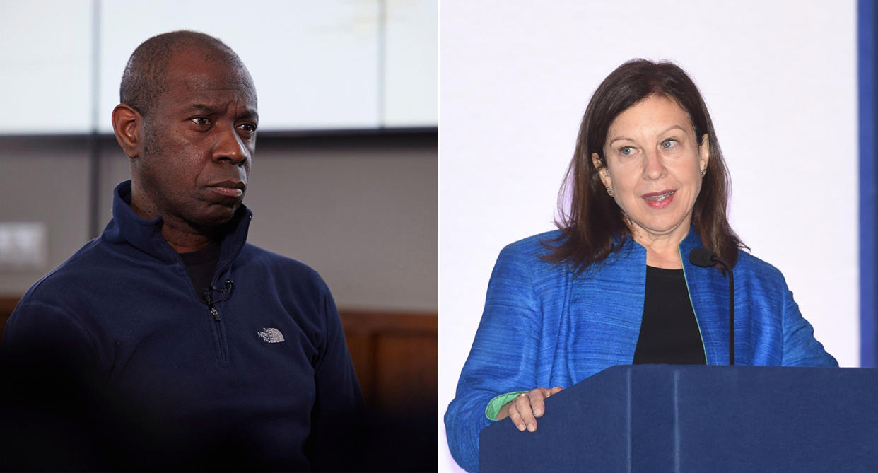 Clive Myrie and Lyse Doucet have been praised by BBC viewers for their war reporting. (PA/Getty)