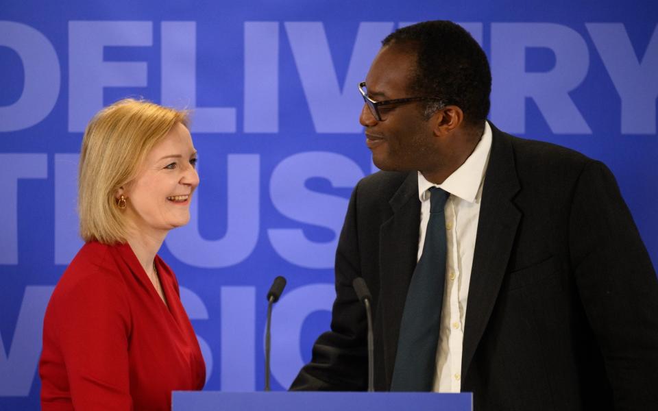 Liz Truss with Kwasi Kwarteng - Leon Neal/Getty