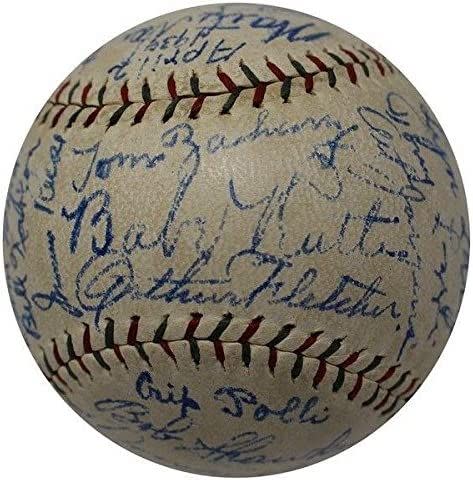 <p><a href="https://www.amazon.com/Finest-Yankees-Signed-Baseball-Gehrig/dp/B07B68LT2R/ref=dp_prsubs_1?pd_rd_i=B07B68LT2R&psc=1&tag=syn-yahoo-20&ascsubtag=%5Bartid%7C10069.g.41521417%5Bsrc%7Cyahoo-us" rel="nofollow noopener" target="_blank" data-ylk="slk:Shop Now;elm:context_link;itc:0;sec:content-canvas" class="link ">Shop Now</a></p><p>1930 NY Yankees Team Signed Baseball</p><p>Amazon</p><p>$89082.99</p>