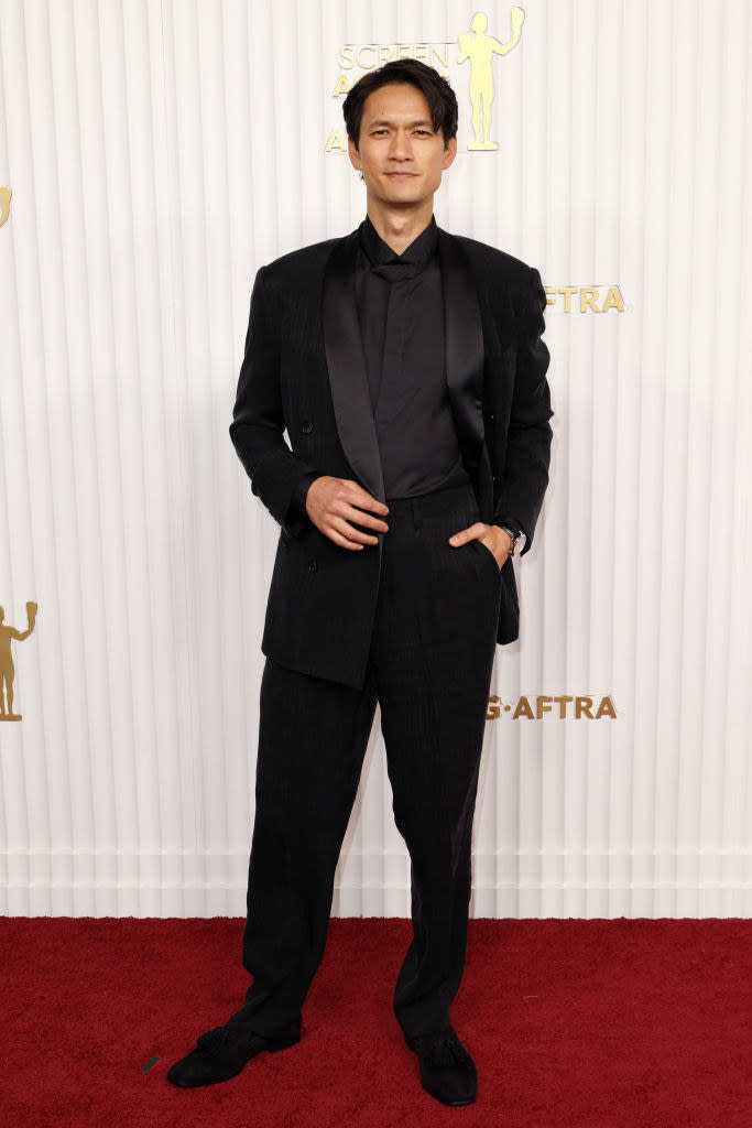 Harry Shum Jr. attends the 29th Annual Screen Actors Guild Awards