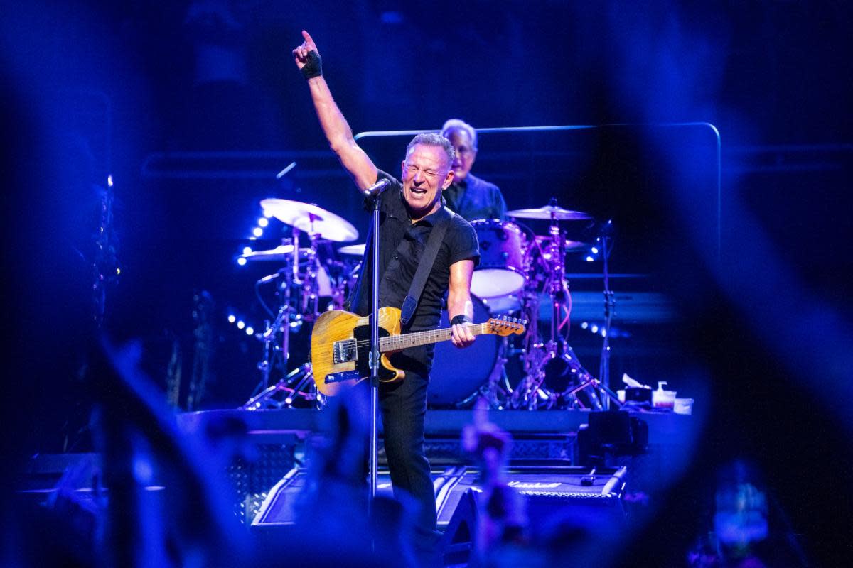 Bruce Springsteen, shown on his 2023 tour, will play JMA Dome in Syracuse in September. 
(Photo: Rob DeMartin)