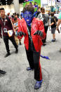 <p>A cosplayer dressed as Nightcrawler at Comic-Con International on July 18, 2018, in San Diego. (Photo: Albert L. Ortega/Getty Images) </p>