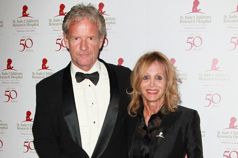 BEVERLY HILLS, CA - JANUARY 07: Producer Christopher Lloyd (L) and wife actress Arleen Sorkin attend the 50th anniversary celebration for St. Jude Children's Research Hospital at The Beverly Hilton hotel on January 7, 2012 in Beverly Hills, California. (Photo by David Livingston/Getty Images)