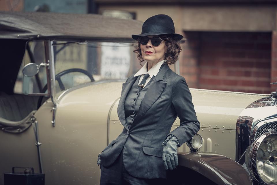 As matriarch Polly in Peaky BlindersBBC