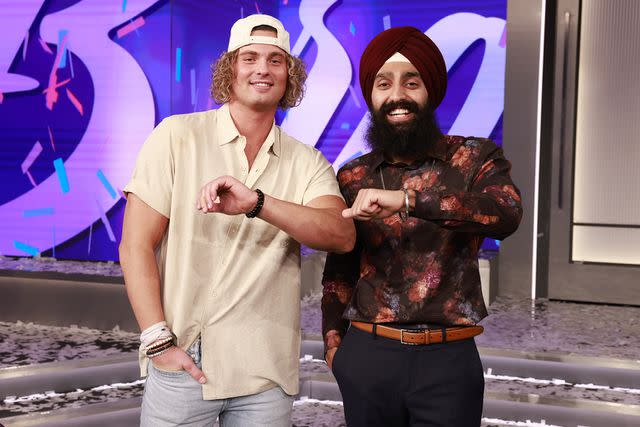 Sonja Flemming/CBS Matt Klotz and Jag Bains at 'Big Brother' season 25 finale