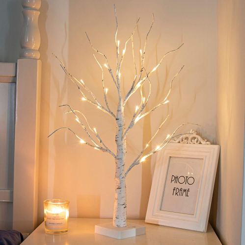 white christmas tree