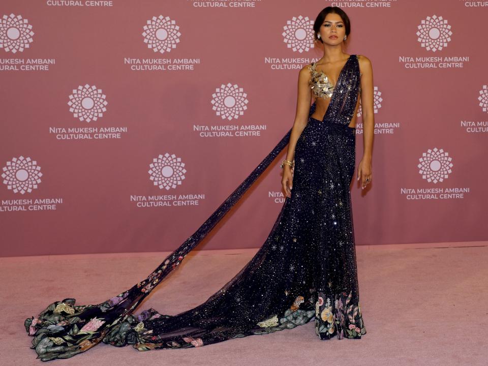 Zendaya attends NMACC gala on April 1, 2023.