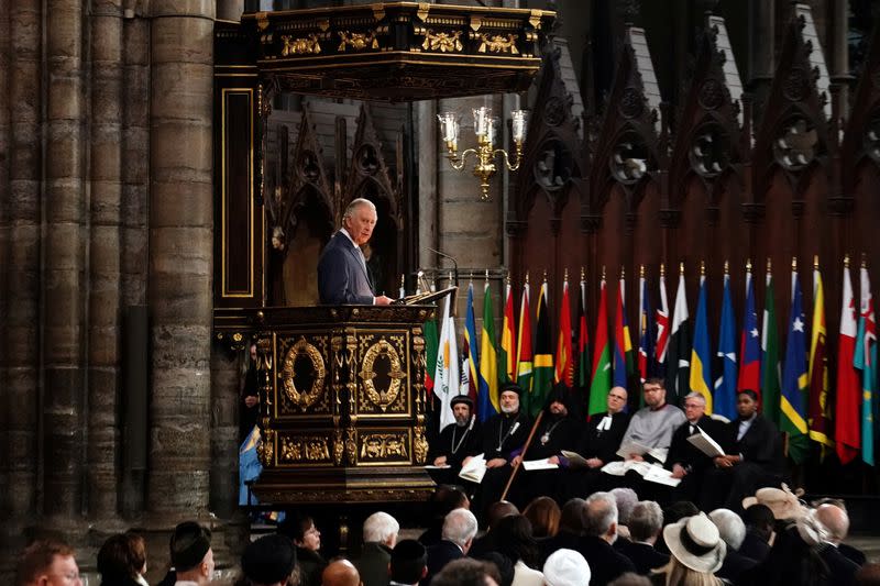 Commonwealth Day service at Westminster Abbey