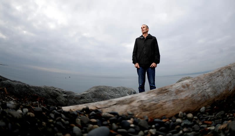 Old Weather group volunteer Michael Purves poses for a photograph in Victoria