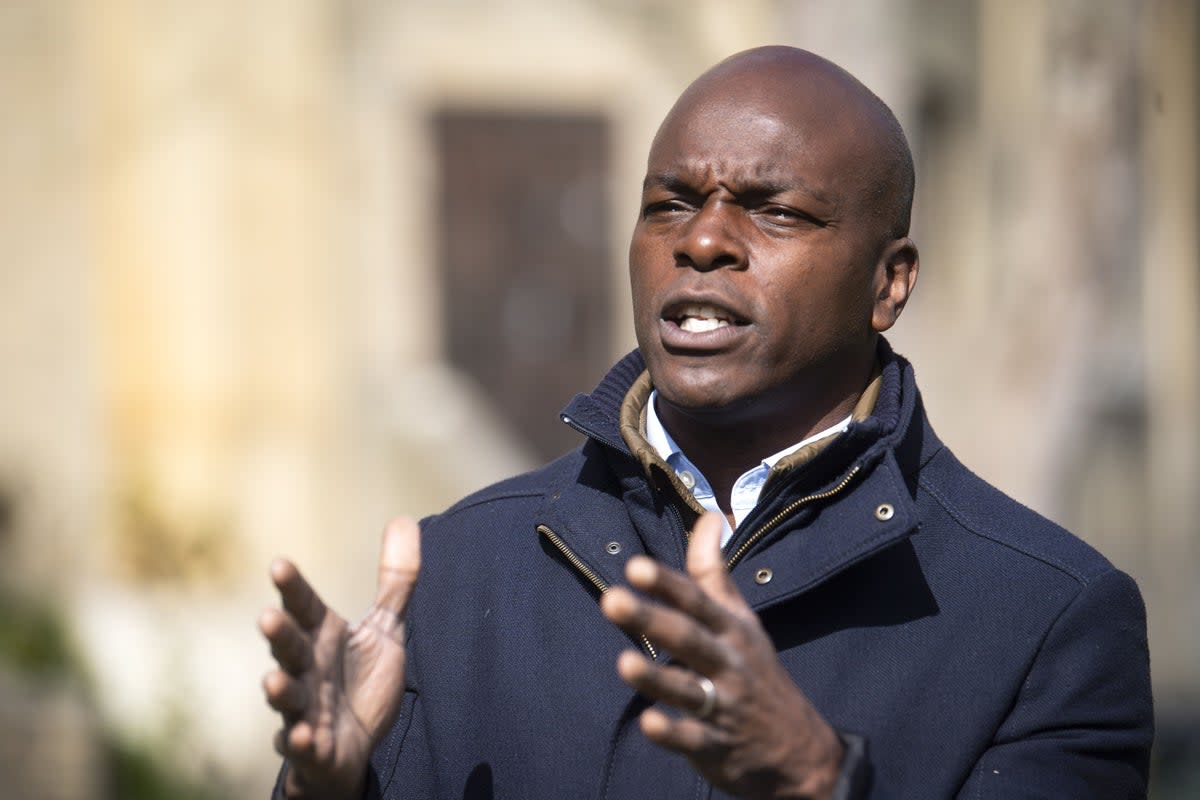 Former Tory London mayoral candidate Shaun Bailey was put forward for a peerage by Boris Johnson (Victoria Jones/PA) (PA Archive)