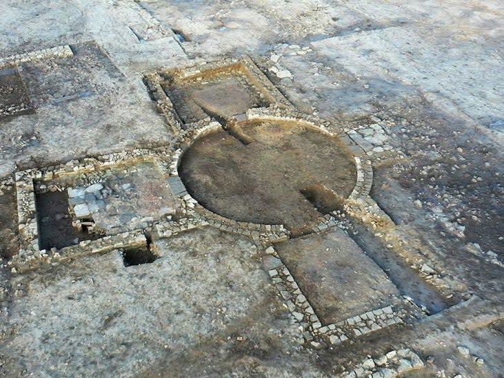 A Roman villa discovered near Scarborough, North Yorkshire (Historic England)